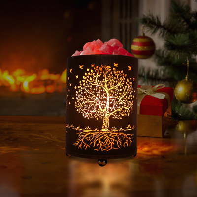 Veilleuse arbre de vie en sel