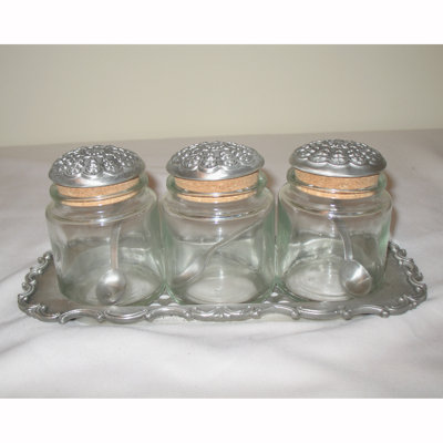 Astoria Grand LaGuardia Glass Condiment Server