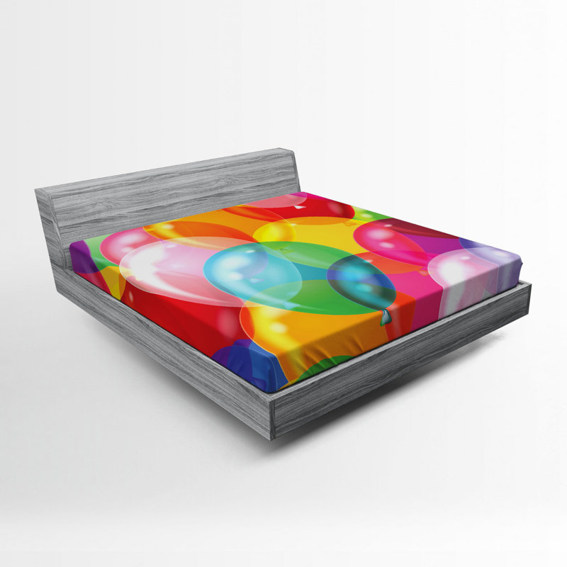 Microfiber Patterned Fitted Sheet, Full/Double Fitted Sheet