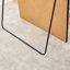 Miroir pleine grandeur avec cadre en bois massif noir, 71 po x 31,5 po, miroir au sol ou mural, noir-932849976