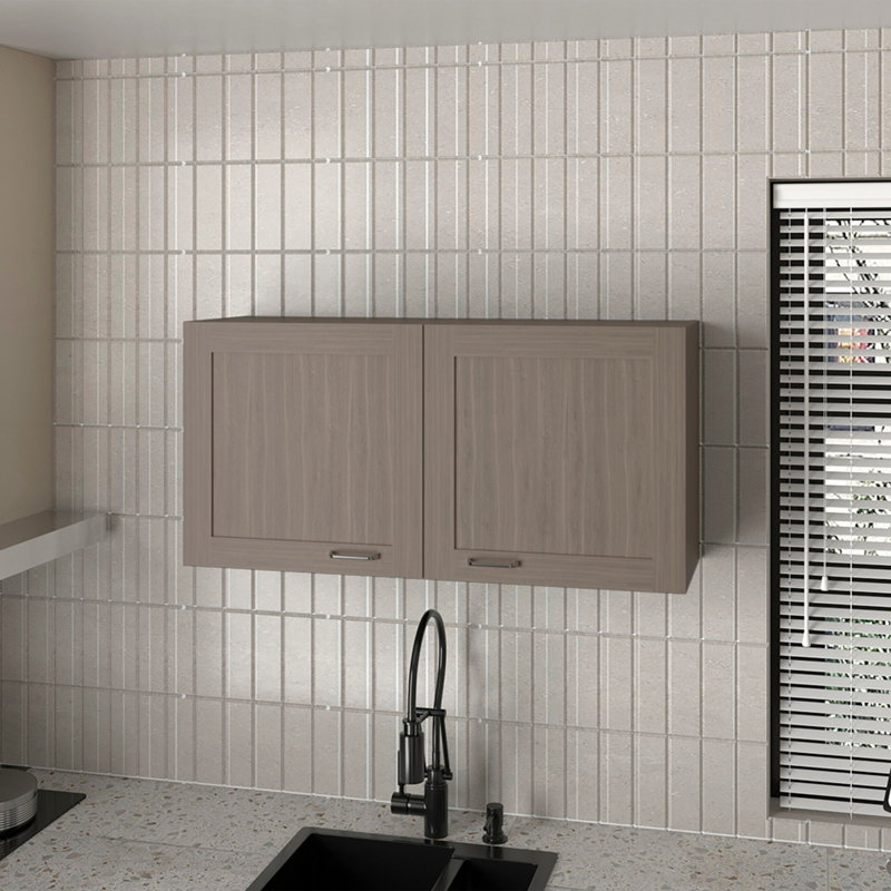 Armoire murale Utica, blanc, White