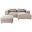 3 Seater Fabric Corner Sofa -554147089-554147090
