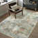 Sarah Modern Abstract Machine Washable Area Rug with Non-Slip Backing