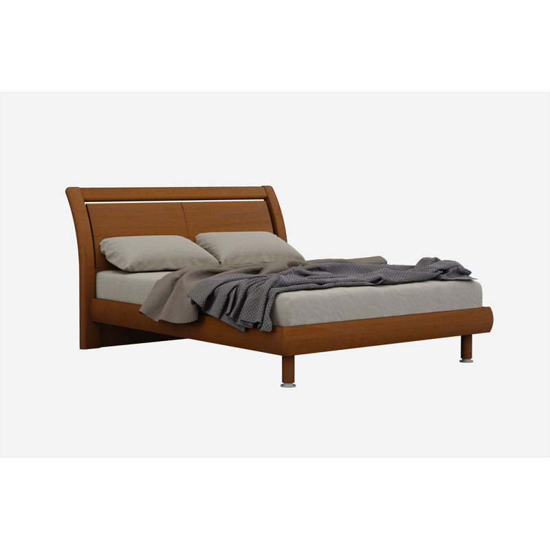 Platform Bed, White, California King