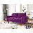 Anacapa 58" Velvet Round Arm Sofa Loveseat-928580833