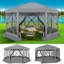 Très grande tente de pavillon escamotable avec moustiquaire 15 x 15 pi-106897504