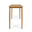 Table de bar d'extérieur minimaliste en bois d'acacia-1910667639