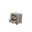 Table de chevet moderne gris rustique, 2 tables de chevet pour la chambre à coucher, armoire de chambre en bois massif, décoration