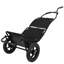 Remorque cargo pour vélo, capacité de 27 kg, conception pliable 3 en 1 (sac à dos, chariot), roues de 30 cm, cadre en acier au carbone, compatible avec les vélos de 56 à 71 cm, verte.-137106320
