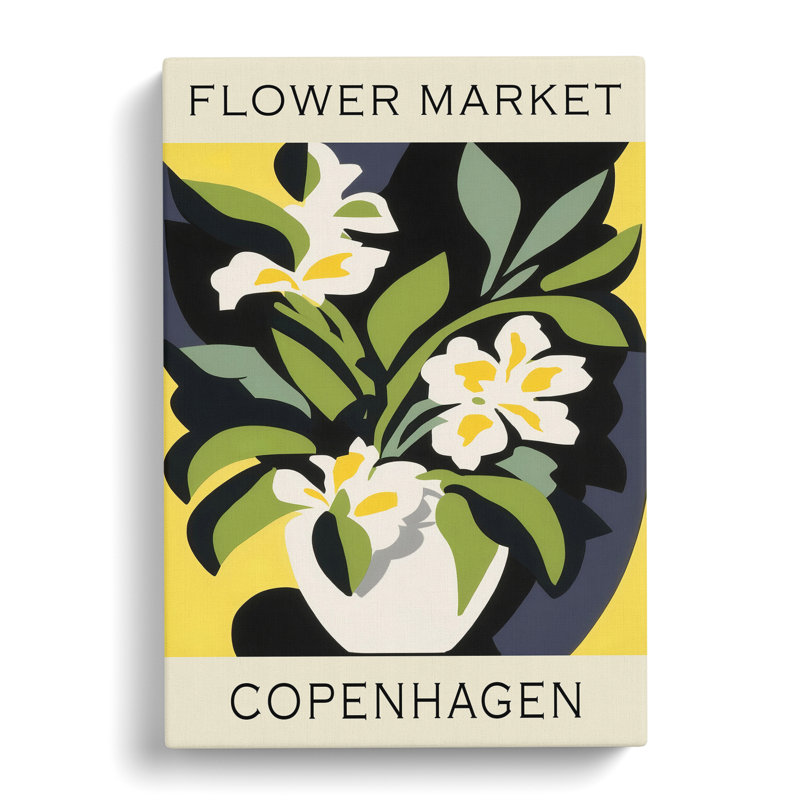 XMKTMKT-193 Copenhagen Flower Market Exhibition No.6 - Wrapped Canvas Print