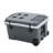 Sunjoy 60-Quart Insulated Portable Rolling Ice Chest Solar Cooler with Wheels for Party, Camping and Outdoor Activities-60097195