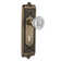 Egg & Dart Plate with Decorative Keyhole and Crystal Door Knob