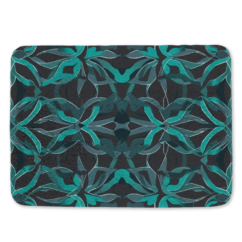 Tapis de bain en microfibre / microsuède Aonghus, L 21 po x L 34 po