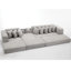 Canapé modulaire moderne en velours côtelé Veyra-118416309