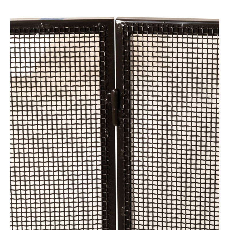 Rustic Lodge Fireplace Screen