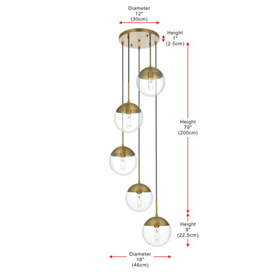 Elliot Dimmable Globe Cluster Pendant