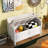 Linen Upholstered Storage Bench-798100544
