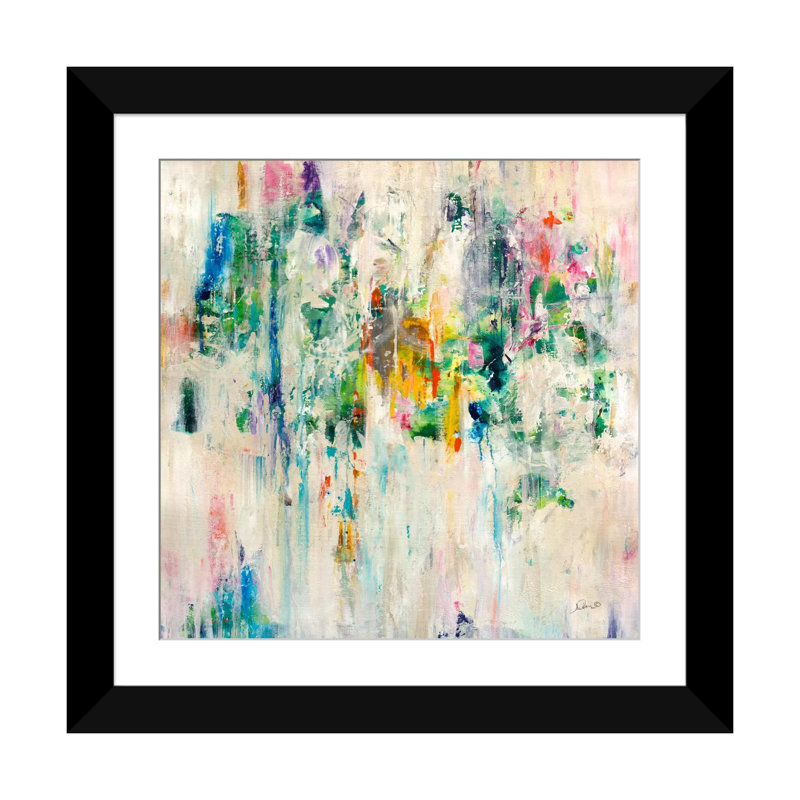 Reproduction d'art sur toile tendue, "Splash", Papier d'art encadré noir, Blanc, H 16 po x l 16 po x P 1 po