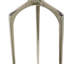 Table d'appoint avec plateau en aluminium noir Jody