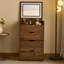 Bureau de coiffeuse 3 en 1 avec miroir rabattable, petit ensemble de coiffeuse avec bureau en verre visible, coiffeuse de maquillage compacte avec 3 tiroirs, outil rembourré, coiffeuse pour chambre à coucher-231114636