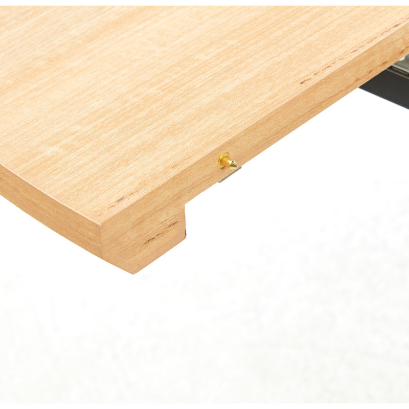 Table basse et de table de salle à manger extensible avec poteaux en métal stables, 120 / 160x120x75cm, couleur chêne, structures de salon soigneusement décorées, teinte, conception bien planifiée