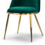 Chaise d'appoint en velours Zielke