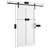 Height Chevron Manufactured Panelled Wood Barn Door with Installation Hardware-92281225