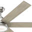 Ventilateur de plafond standard à DEL 6 pales 60 "avec commande murale et ensemble d'éclairage inclus-39397229