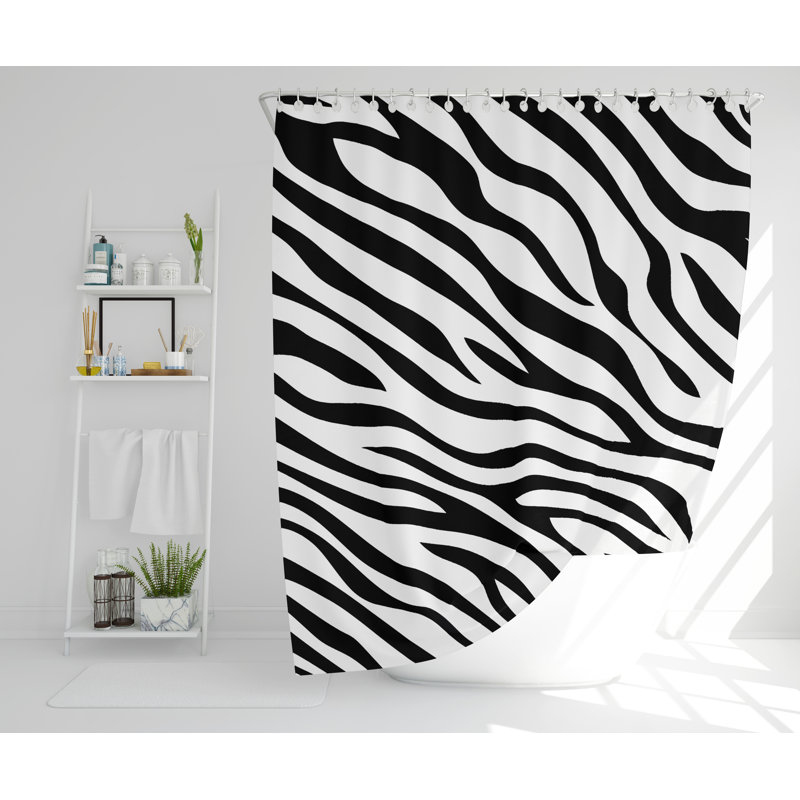 Skakke Polyester Shower Curtain, 168cm H x 168cm W