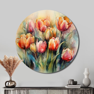 Ristau - Art floral rond en métal
