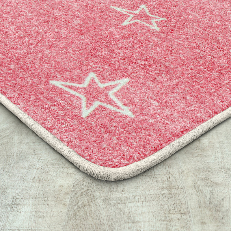 Shine On Blush by Joy Carpets Area Rug, Rectangle 7'8" x 10'9"