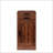 Brown Walnut Modular Wine Bar And Buffet Cabinet With Spacious Storage For Dining And Living Rooms
