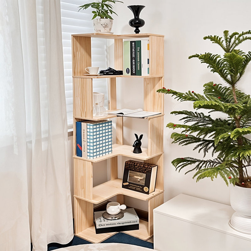 40cm W Bookcase, (6 Shelves) 162cm H x 40cm W x 40cm D