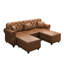 Canapé Chesterfield 82,6 po Mid-Century-1801552663