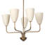Lodovico Solid Brass 5-Light Chandelier