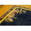 Tapis art déco bleu antique en laine nouée des années 1920