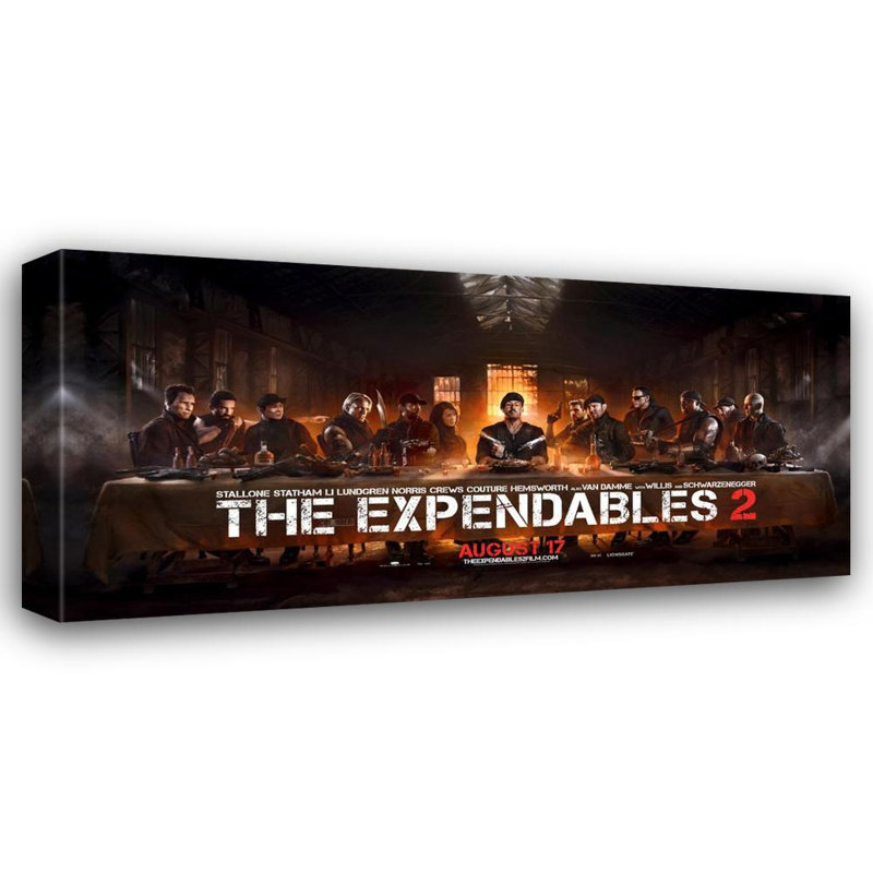 The Expendables 2, 19" H x 40" W