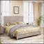 Base de lit plateforme haute en bois massif-309065486-309065475