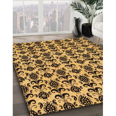 Tapis décoratif multicolore à motif abstrait
