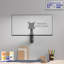 Support mural pour moniteur pneumatique à bras simple