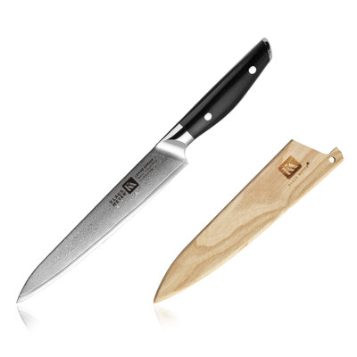 Couteau à découper Klaus Meyer Luxor 8 po (avec gaine en bois)