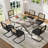 55.11-70.86in Rectangular Extendable Dining Table Set-1102996168-1102996170-1087116900