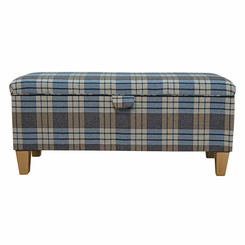 100cm Storage Bench, Tartan