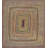 Antique Braided American Geometric Flat Weave Rug