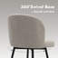 360°Swivel Barstool Counter Height Barstools with Back-1877937549