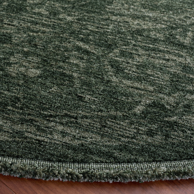 Tapis d'intérieur rétro Performance Overdye, Rond 6 pi 7 po