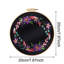 3 pièces / ensemble de matériel de bricolage, ensemble de bricolage, motif de fleurs, point de croix, peinture de table, photo suspendue avec cercle 11,7 po, A5