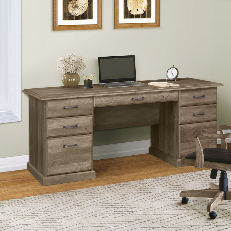 Piece Configurable Executive Desk Office Set