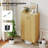  6-Tier Wooden Shoe Storage Cabinet w/ Doors Removable Shelves for Entryway