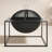 Rebekka Square Iron Wood Burning Fire Pit